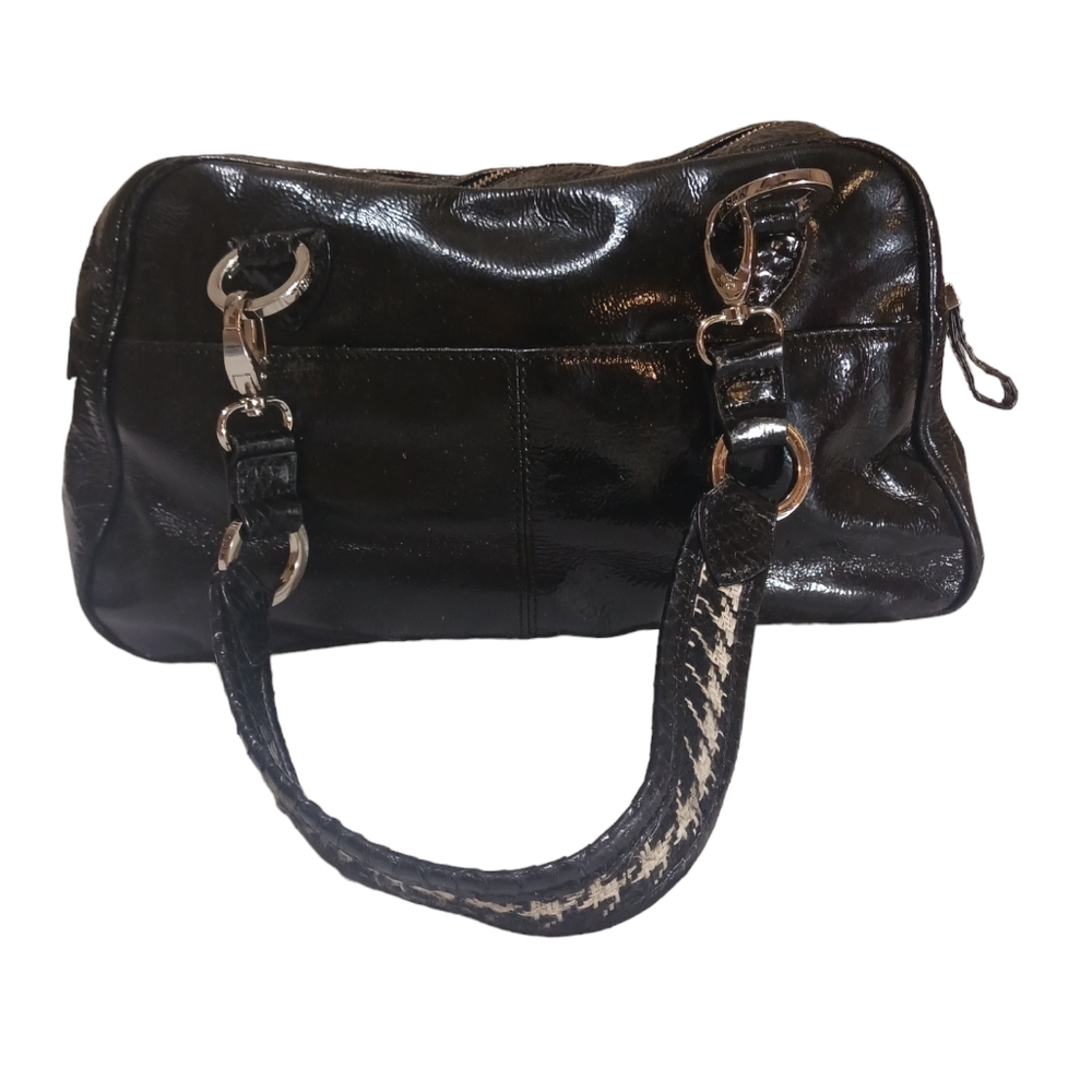 The Sak Unique Patent Leather Shoulder Bag - Picture 2 of 16
